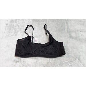 Adore Me Women's 36D Jet Black Balconette Contour‎ Underwire Bra NWT